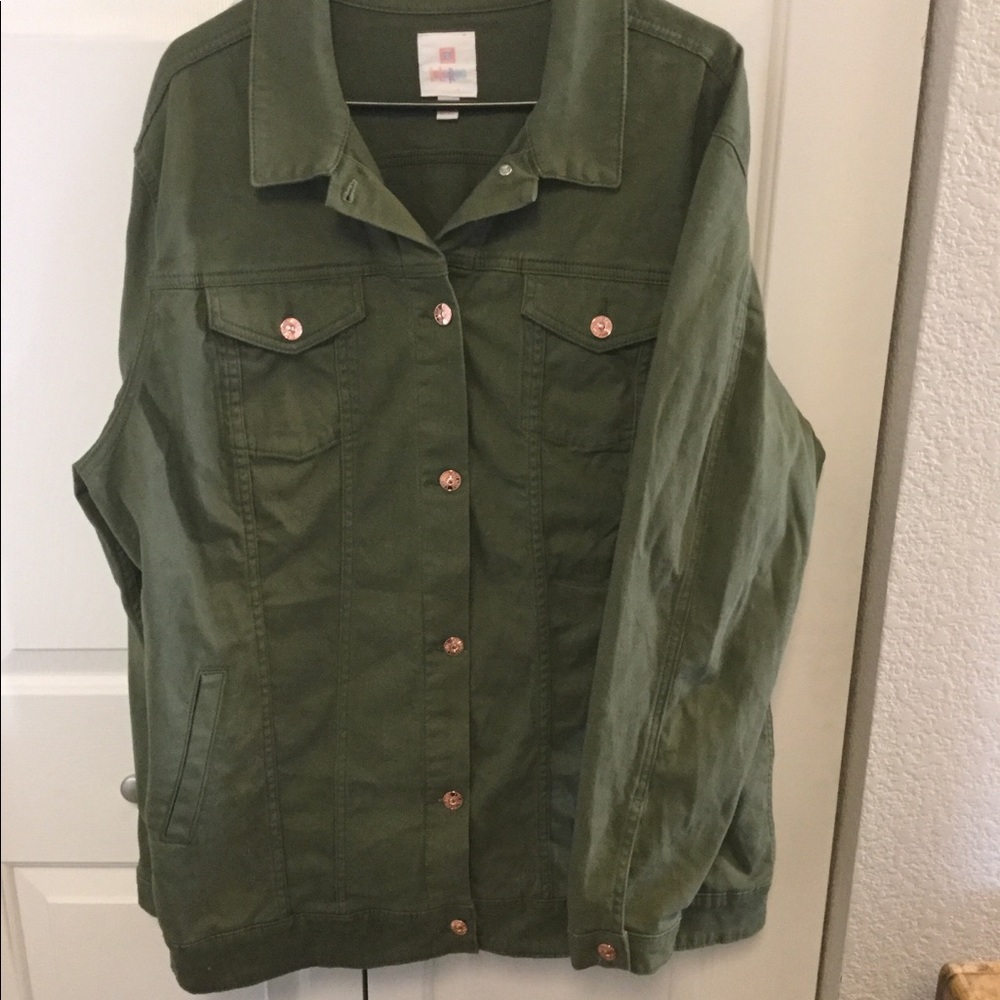 Lularoe XXL Jaxon Jean jacket